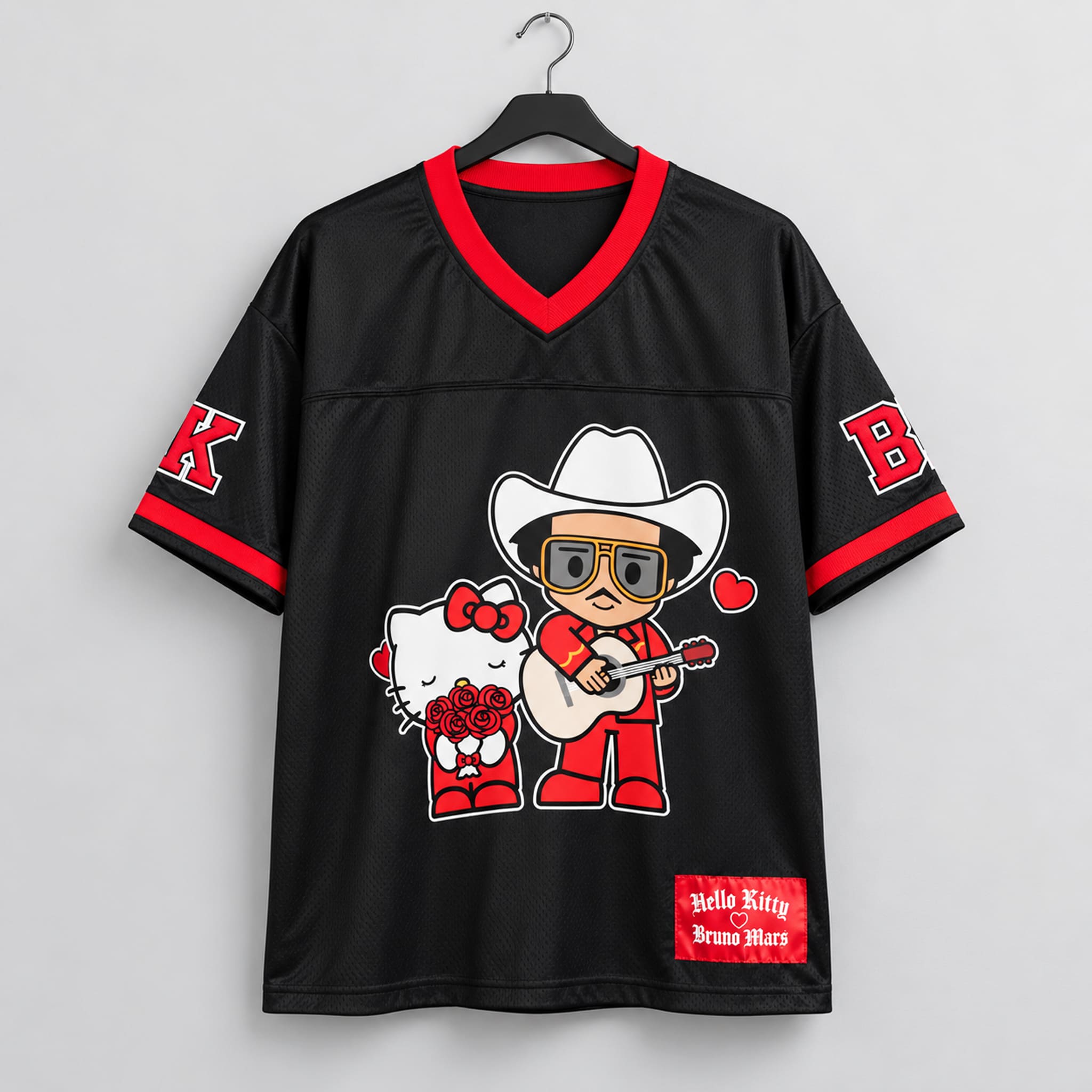 2026 Bruno Mars x Hello kitty Football Jersey 1 2026 Bruno Mars x Hello kitty Football Jersey 1