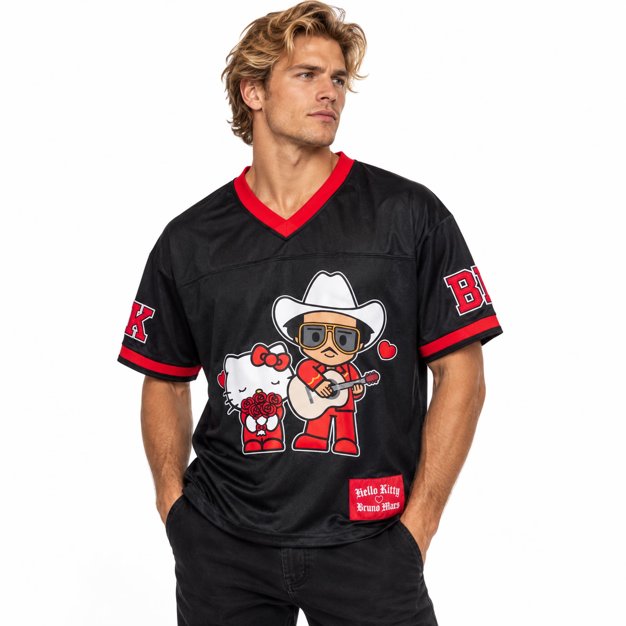 2026 Bruno Mars x Hello kitty Football Jersey 2 2026 Bruno Mars x Hello kitty Football Jersey 2
