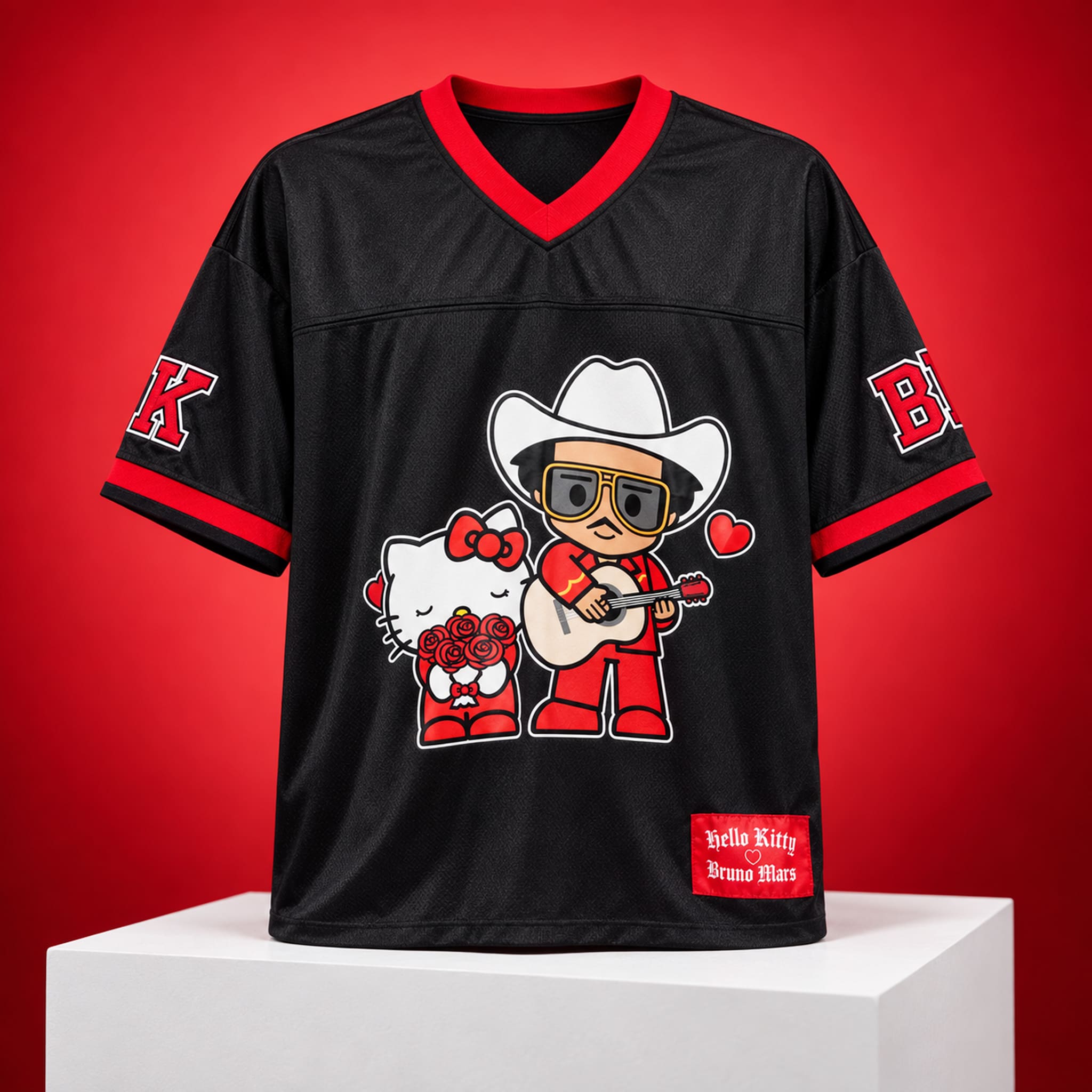 2026 Bruno Mars x Hello kitty Football Jersey 3 2026 Bruno Mars x Hello kitty Football Jersey 3