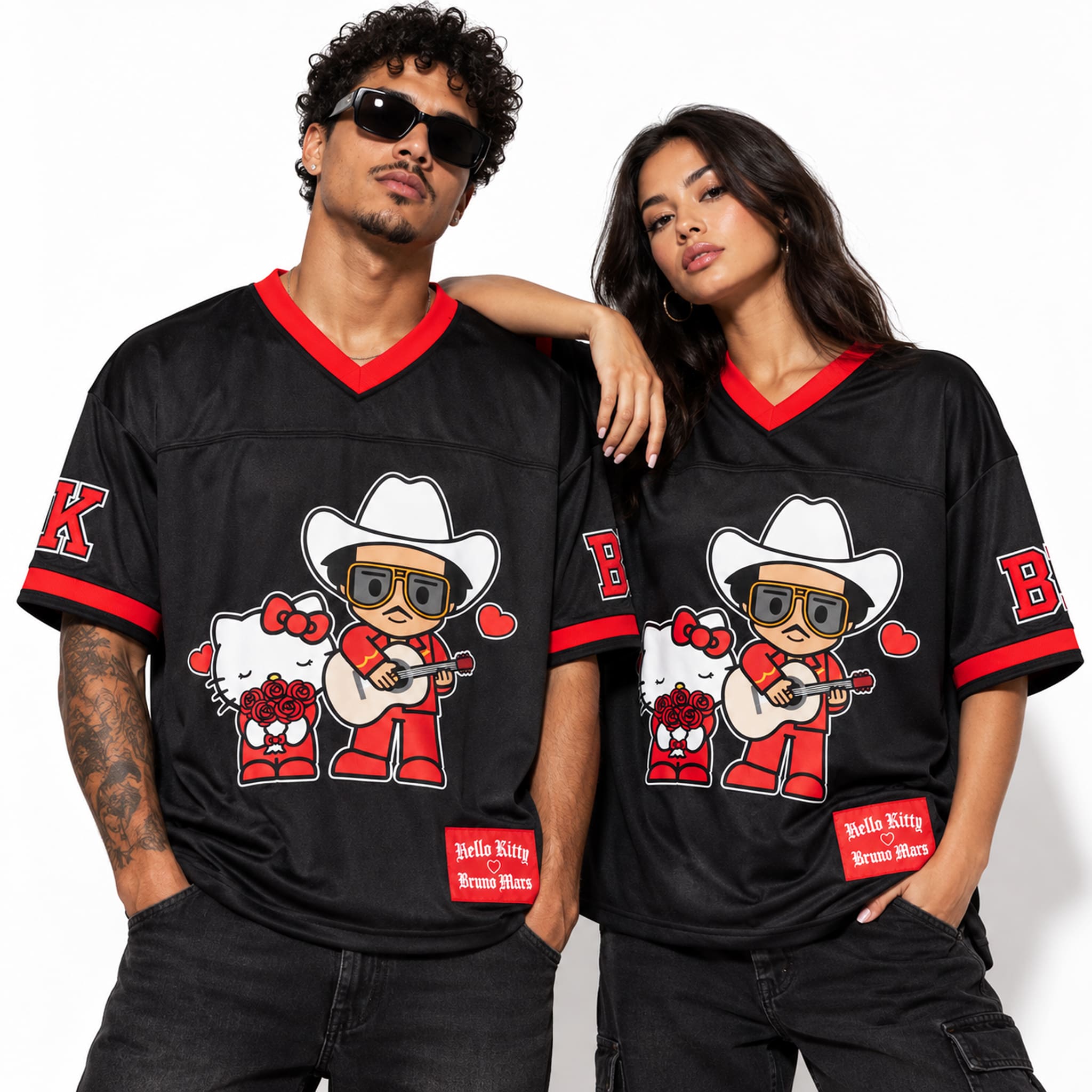 2026 Bruno Mars x Hello kitty Football Jersey 5 2026 Bruno Mars x Hello kitty Football Jersey