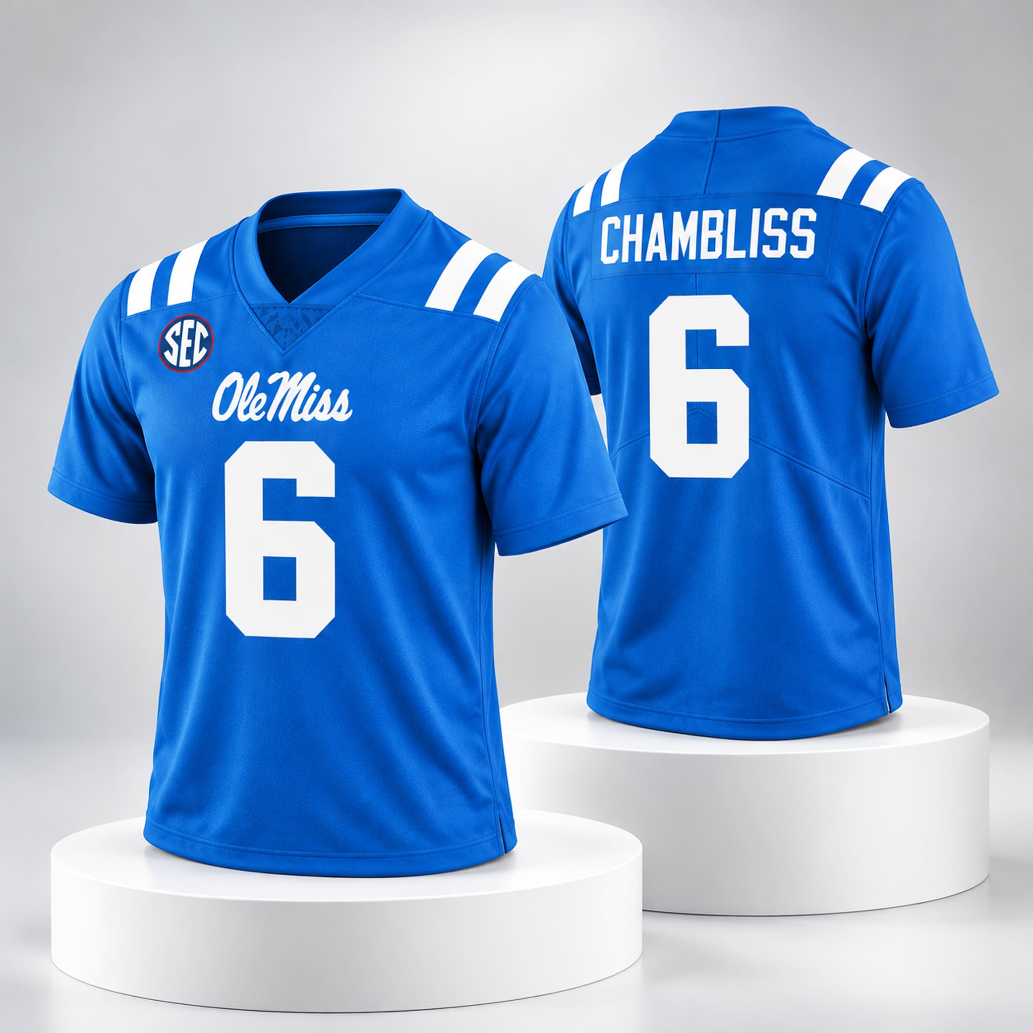 2026 Ole Miss Rebels Football Chambliss Jersey 2026 Ole Miss Rebels Football Chambliss Jersey