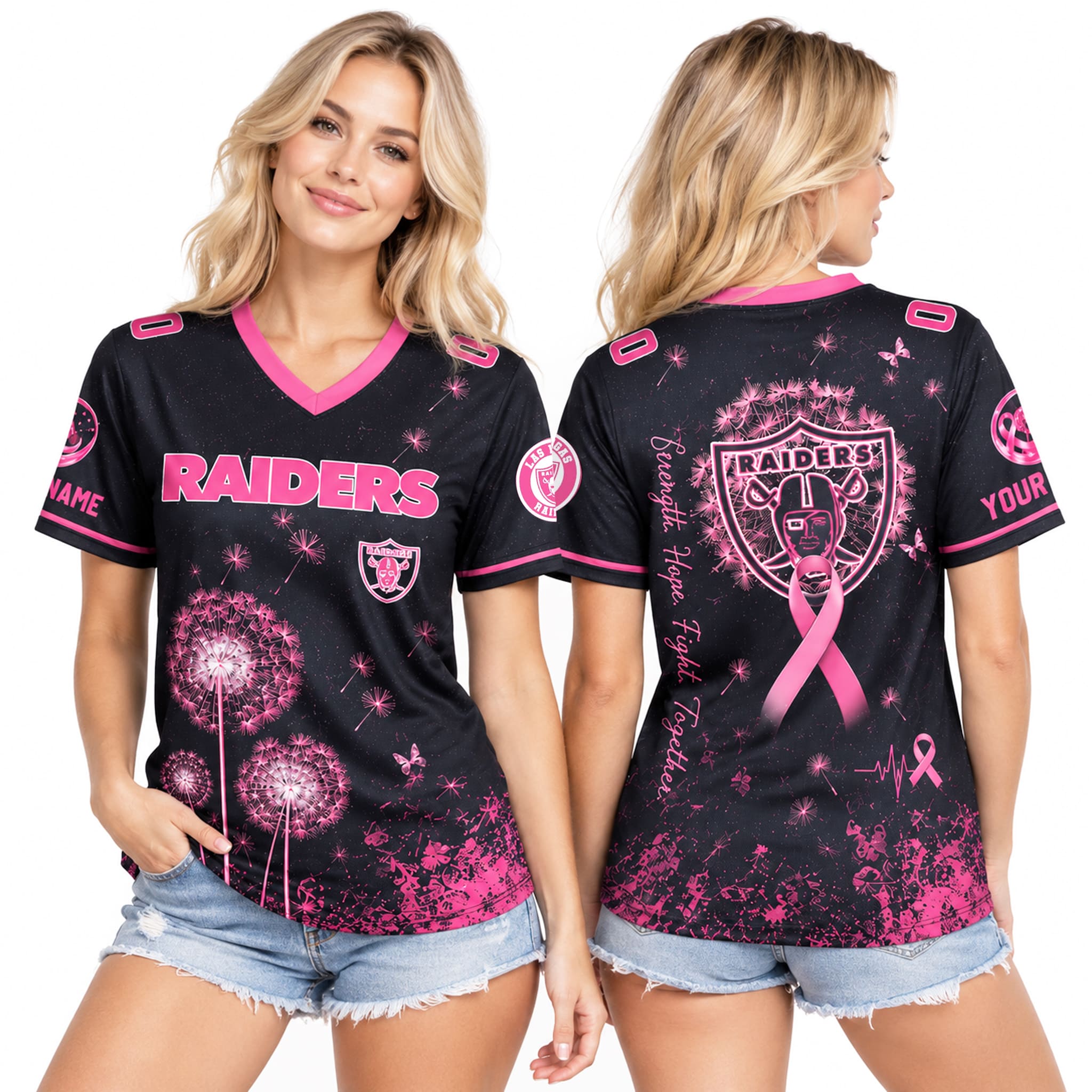 2026 Raiders Breast Cancer Month Unisex Jersey 1 2026 Raiders Breast Cancer Month Unisex Jersey 1