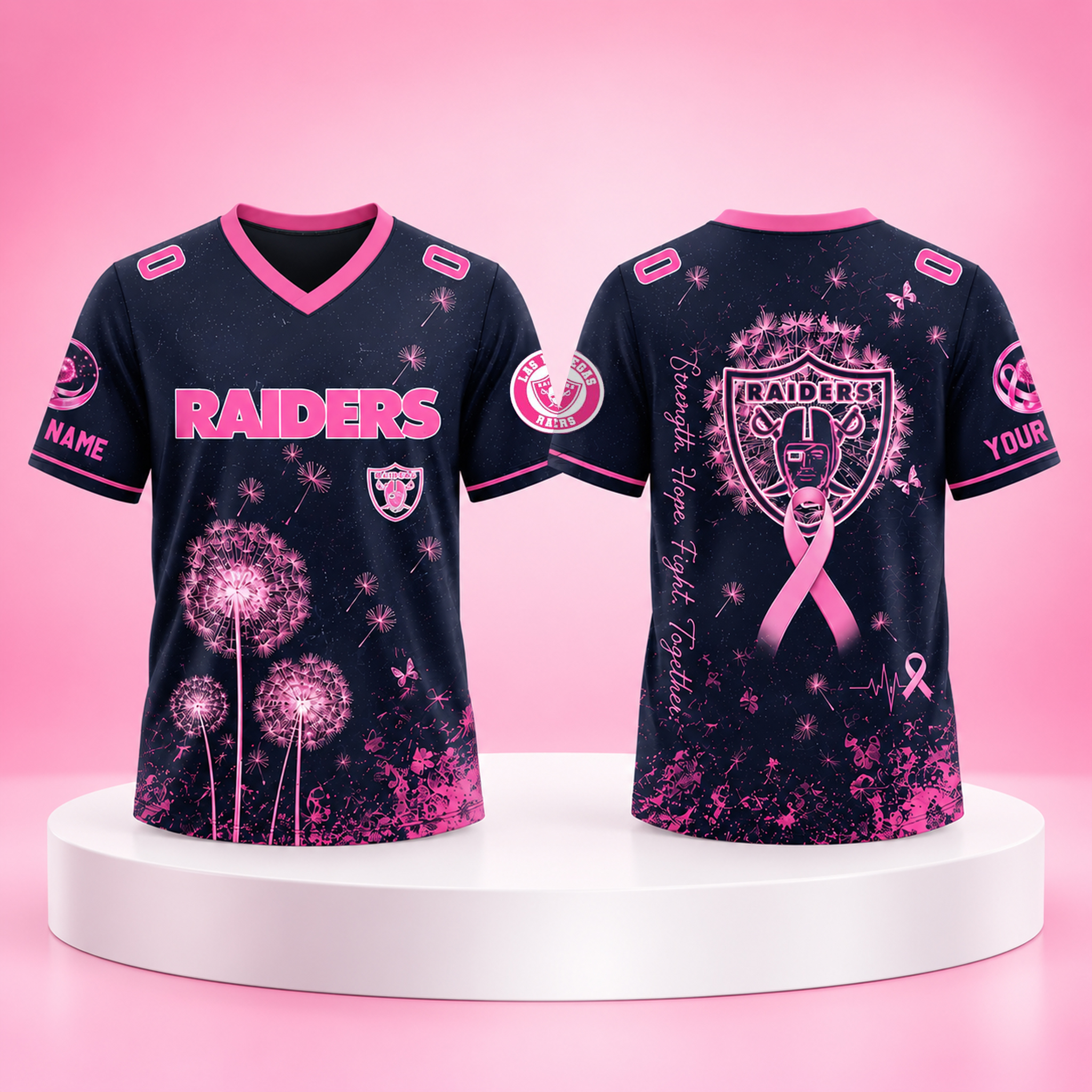 2026 Raiders Breast Cancer Month Unisex Jersey 2 2026 Raiders Breast Cancer Month Unisex Jersey 2