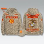 2026 Steelers USMC Appreciation Camo Hoodie