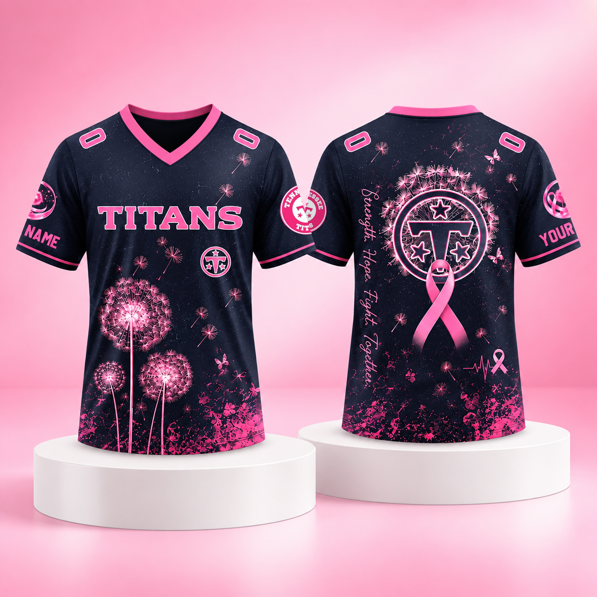 2026 Titans Breast Cancer Month Unisex Jersey 2 2026 Titans Breast Cancer Month Unisex Jersey 2