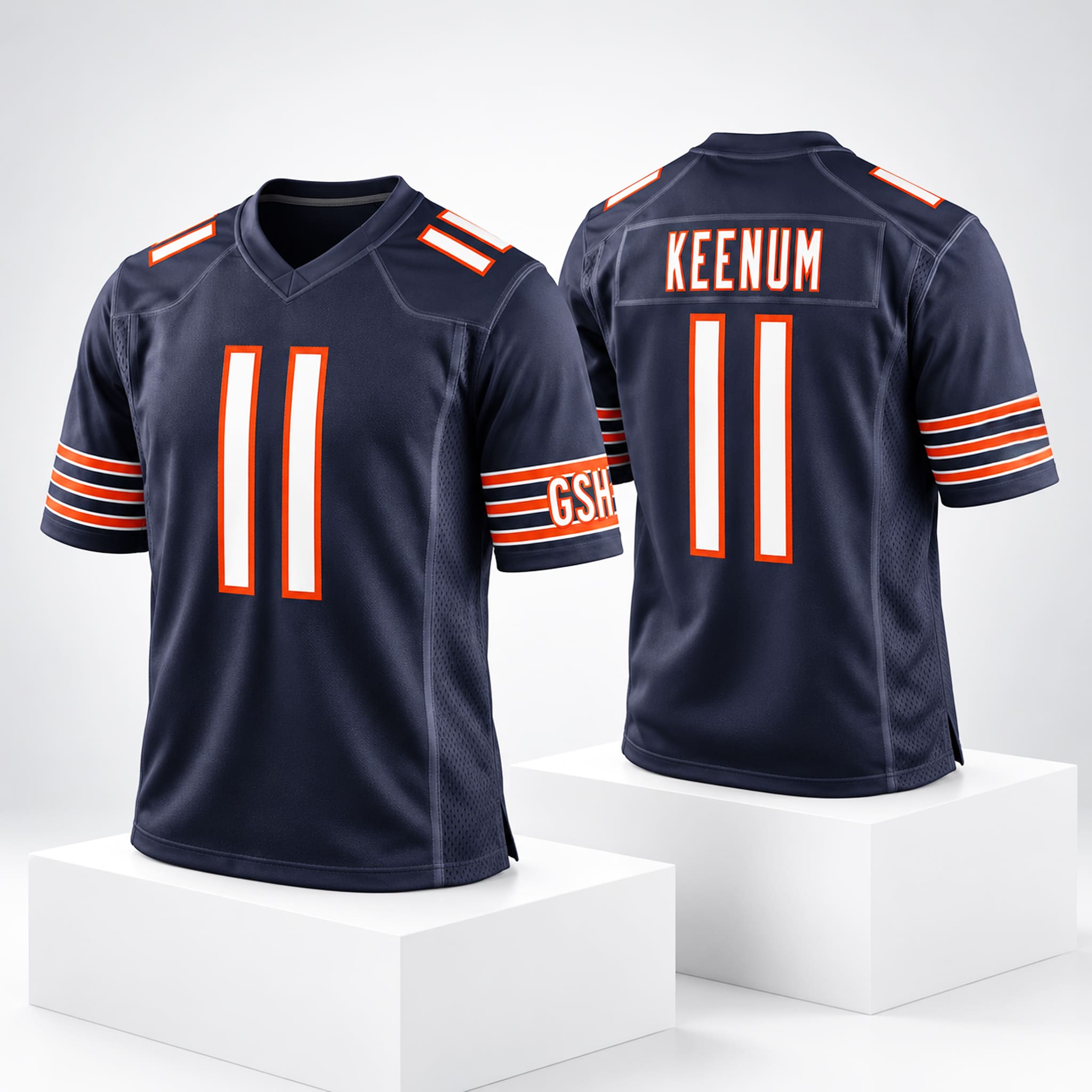 2026 Case Keenum Bears GSH Jersey 2 2026 Case Keenum Bears GSH Jersey 3