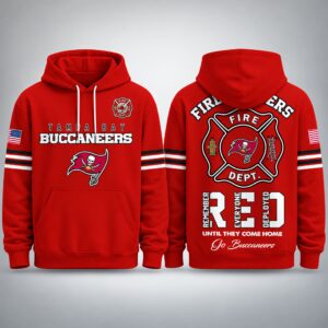 2026 Buccaneers Firefighters Appreciation Hoodie 2