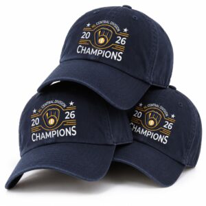 2026 Brewers NL Central Champs Classic Hat 1
