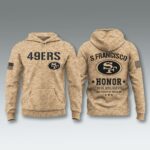 49ers USA 250 Veterans Day Camo Hoodie