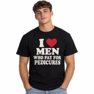 I Love Men Who Pay Pedicures Shirt 3
