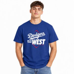 2026 Dodgers Run The West Champions Shirt