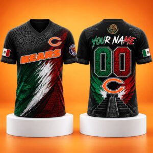 2026 Bears Mexican Heritage Custom Jersey 5 Bears Mexican Heritage Custom Jersey 2026