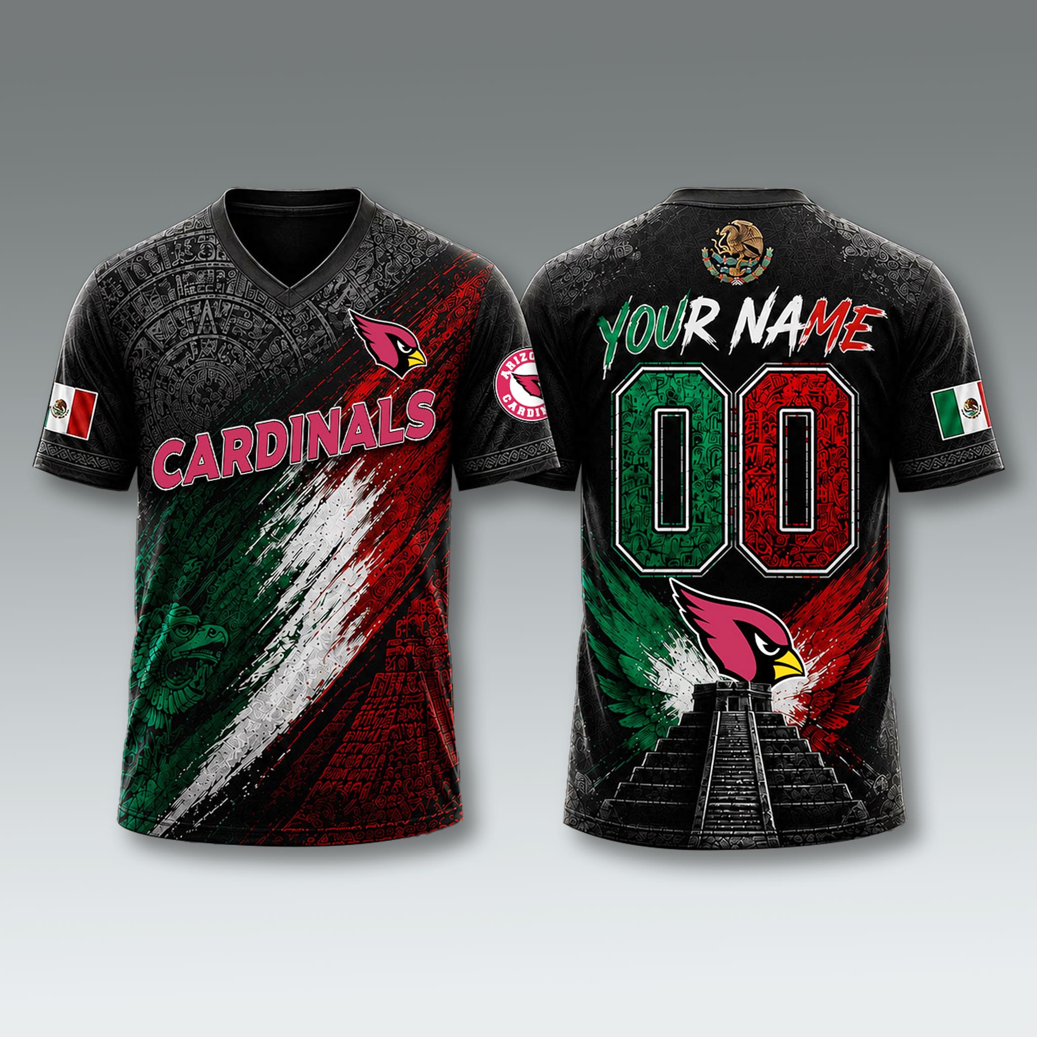 Arizona Football Mexican Heritage Custom Jersey 2026 1 Arizona Football Mexican Heritage Custom Jersey 2026 1