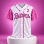2026 Birmingham Barons Breast Cancer Awareness Jersey