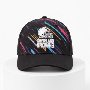 2026 Browns Crucial Catch Cancer Interception Hat 1