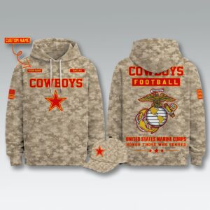 2026 Cowboys USMC Appreciation Hoodie 1