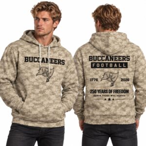 Buccaneers Veterans Day 2026 Desert Camo Hoodie 2