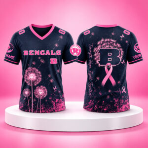 2026 Bengals Breast Cancer Month Unisex Jersey 4 2026 Bengals Breast Cancer Month Unisex Jersey 2