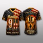 Miami Hurricanes 9 11 Never Forget Firefighter Jersey