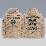 Mississippi State Bulldogs USA 250 Veterans Day Camo Hoodie