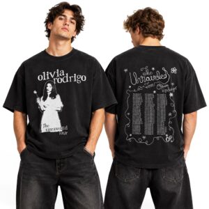 Olivia Rodrigo Unraveled Dandelion Tour 2026 Schedule Shirt 2
