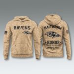 Ravens 250 Years of Freedom Veteran Camo Hoodie