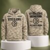 Steelers Veterans Day 2026 Desert Camo Hoodie 1