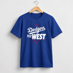 2026 Dodgers Run The West Champions Shirt 1