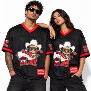 2026 Bruno Mars x Hello kitty Football Jersey 9 2026 Bruno Mars x Hello kitty Football Jersey