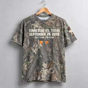 Tennessee vs Texas 2026 Morgan Wallen Camo Shirt
