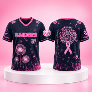 2026 Raiders Breast Cancer Month Unisex Jersey 4 2026 Raiders Breast Cancer Month Unisex Jersey 2