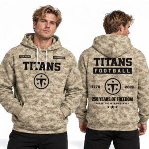 Titans Veterans Day 2026 Desert Camo Hoodie 2