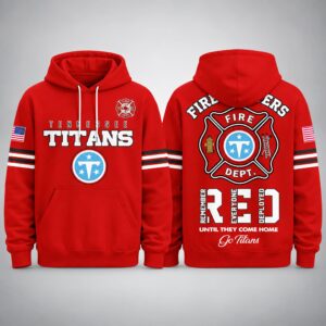 2026 Titans Firefighters Appreciation Hoodie 2