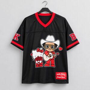 2026 Bruno Mars x Hello kitty Football Jersey 1