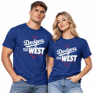 2026 Dodgers Run The West Champions Shirt 3