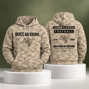 Buccaneers Veterans Day 2026 Desert Camo Hoodie