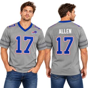Bills Josh Allen 2026 Grey Jersey 2