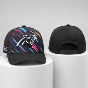 2026 Panthers Cancer Interception Crucial Catch Hat 1