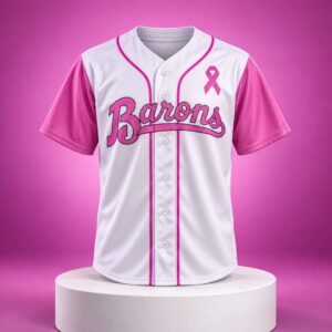 Birmingham Barons Breast Cancer Month 2026 Jersey 1