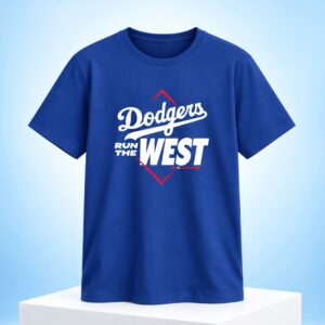 2026 Dodgers Run The West Champions Shirt 2