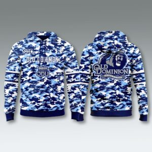 ODU Football Blue Camo Hoodie 2026 1