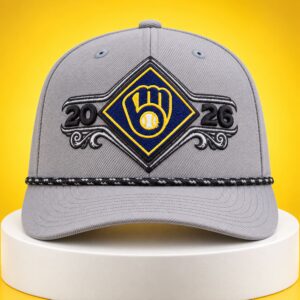 2026 Brewers NLCS Bound Gray Hat 1