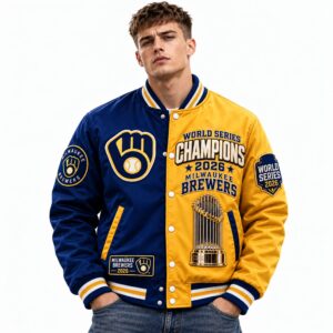 2026 Brewers World Series Champions Two Tone Jacket 2