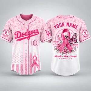 2026 Dodgers Breast Cancer Awareness Jersey 1