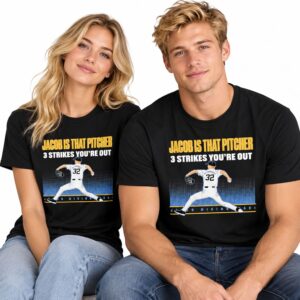 Jacob Misiorowski That Pitcher 3 Strikes You're Out Shirt 2