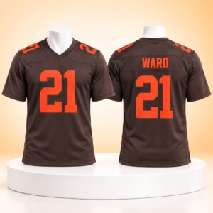 2026 Browns Denzel Ward Alternate Jersey 1