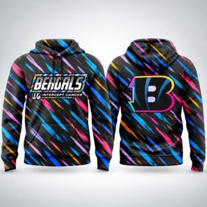 2026 Bengals Crucial Catch Colorful Hoodie 1