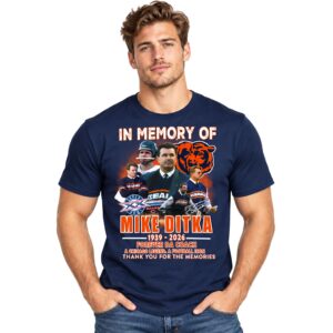 In Memory Of Coach Mike Ditka Bears Shirt 2