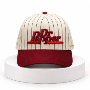 2026 Dr Pepper Pinstripe Hat 1