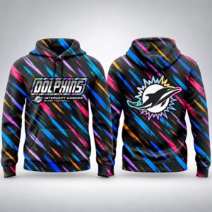 2026 Dolphins Crucial Catch Colorful Hoodie 3